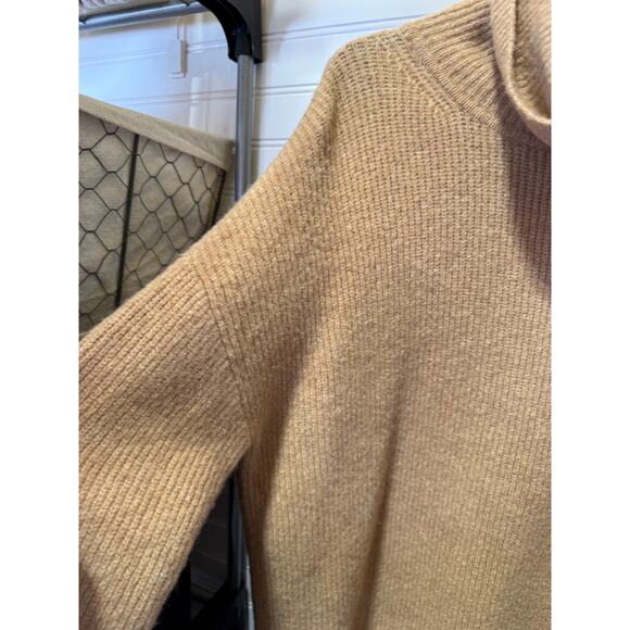 Theory Merino Wool Blend Cowl Neck Tunic Oversized Sweater - Picture 4 of 11